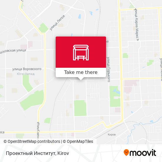 Проектный Институт map