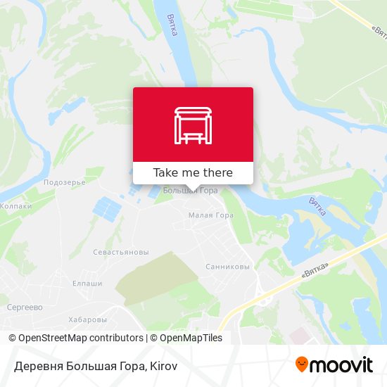 Деревня Большая Гора map