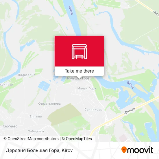 Деревня Большая Гора map