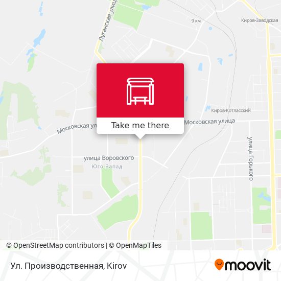 Ул. Производственная map