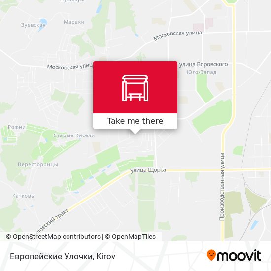 Европейские Улочки map