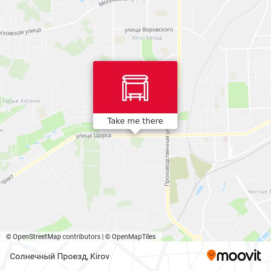 Солнечный Проезд map