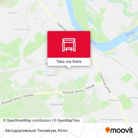 Автодорожный Техникум map