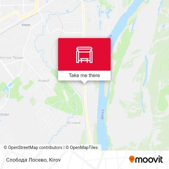 Слобода Лосево map