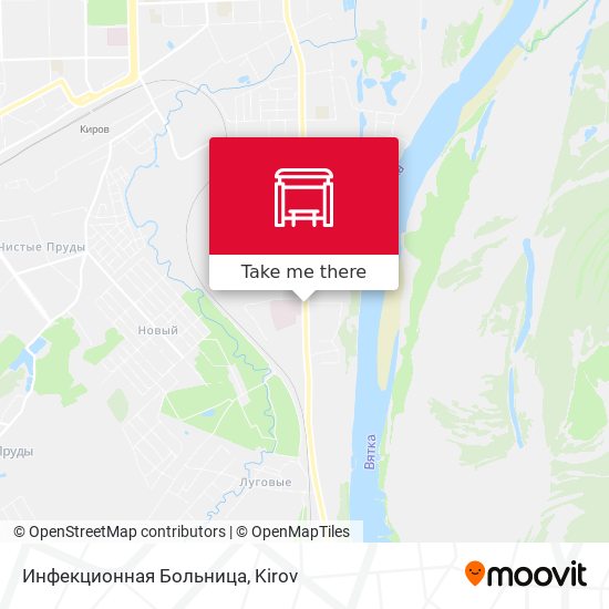 Инфекционная Больница map