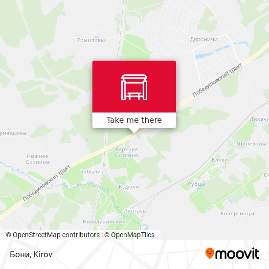 Бони map