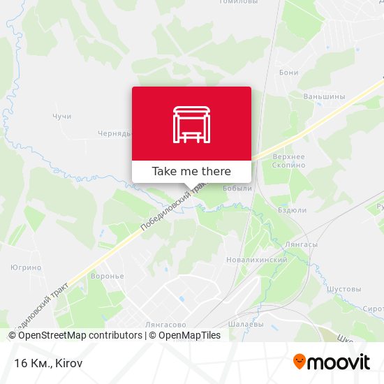 16 Км. map