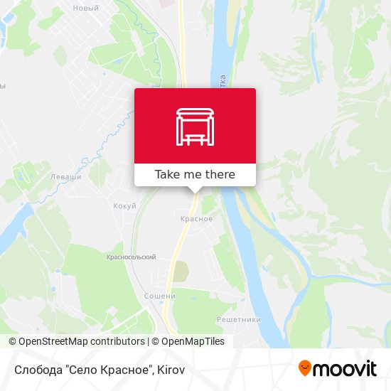 Слобода "Село Красное" map