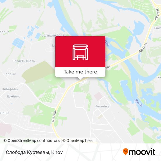 Слобода Куртеевы map