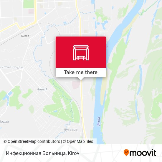 Инфекционная Больница map