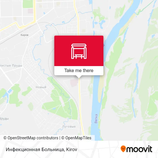 Инфекционная Больница map