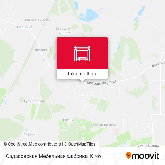Садаковская Мебельная Фабрика map