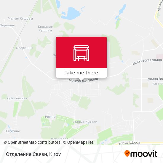 Отделение Связи map
