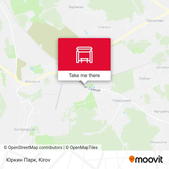 Юркин Парк map