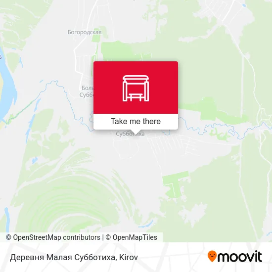 Деревня Малая Субботиха map