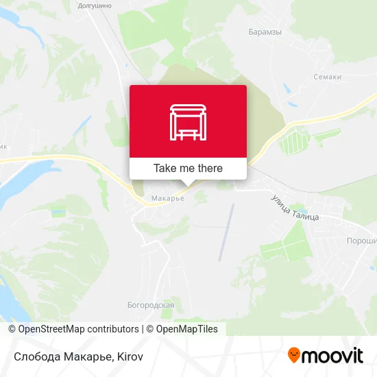 Слобода Макарье map