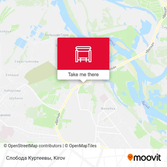 Слобода Куртеевы map