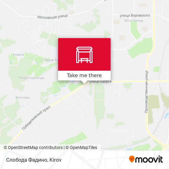 Слобода Фадино map