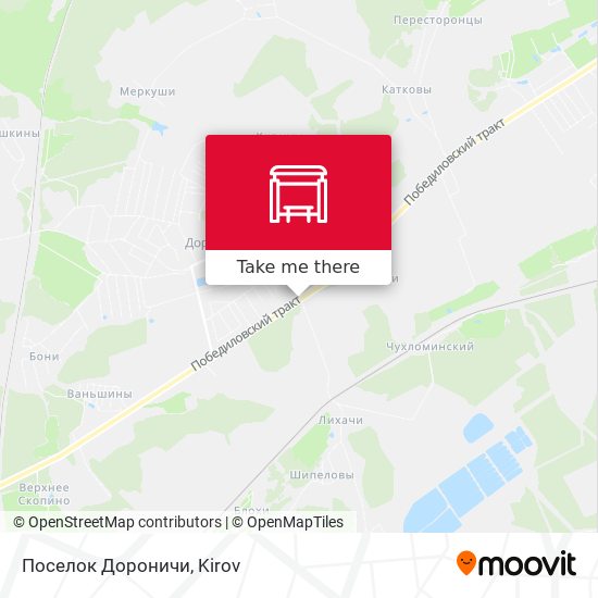 Поселок Дороничи map