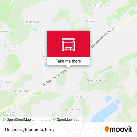 Поселок Дороничи map