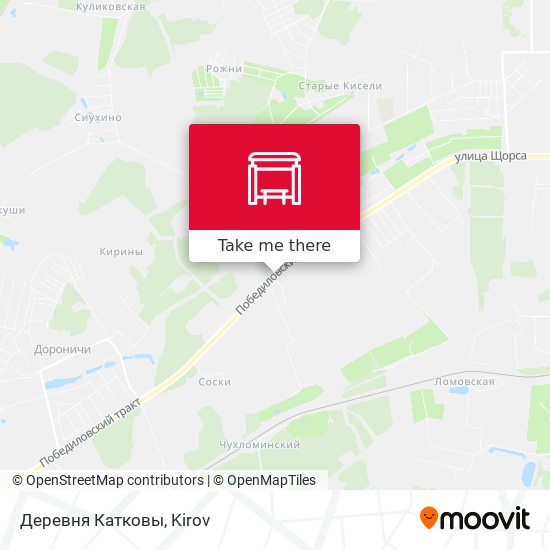 Деревня Катковы map