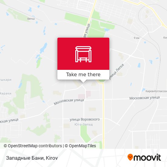 Западные Бани map