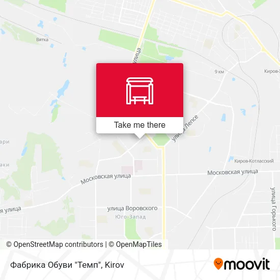 Фабрика Обуви "Темп" map