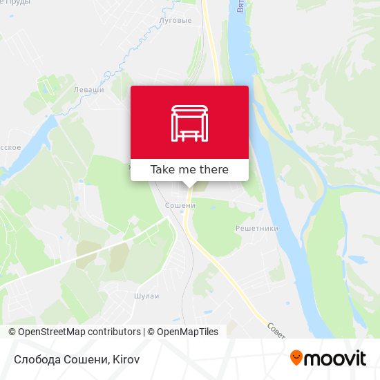 Слобода Сошени map