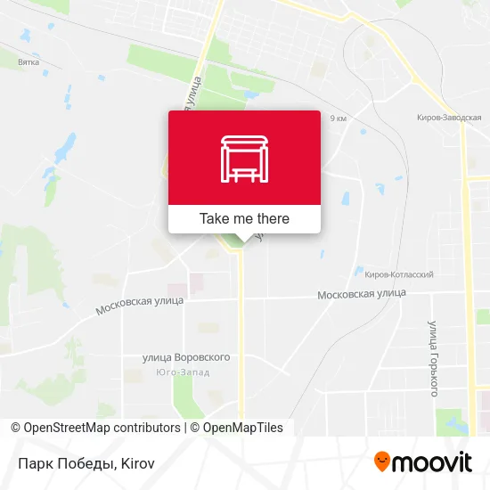 Парк Победы map