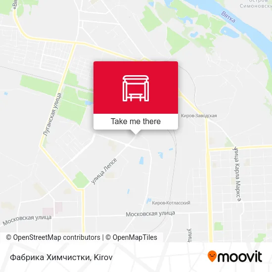 Фабрика Химчистки map