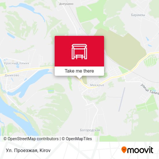 Ул. Проезжая map