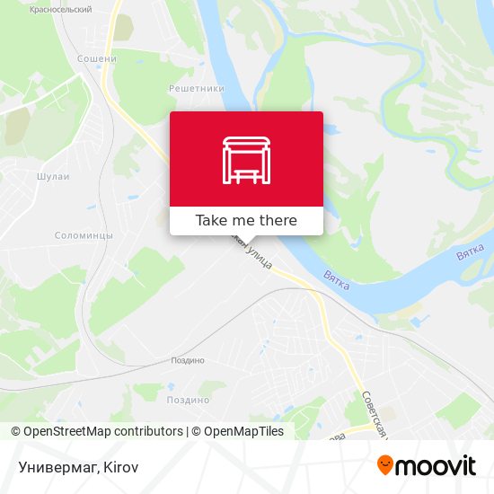 Универмаг map