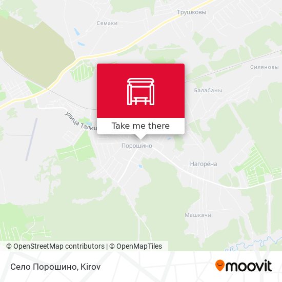 Село Порошино map
