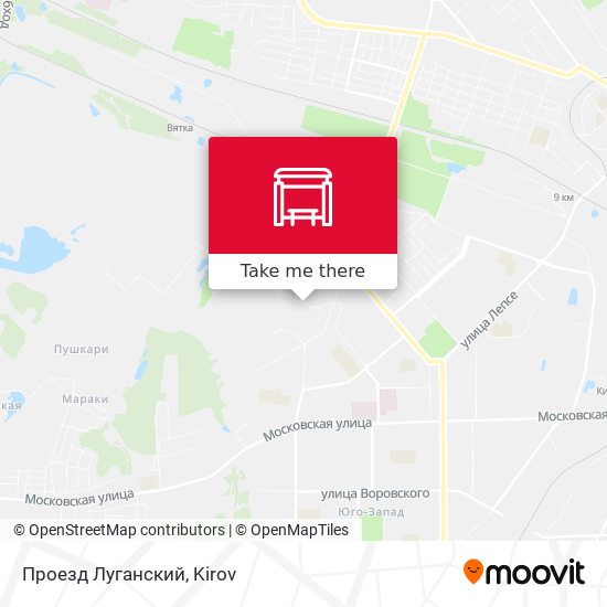 Проезд Луганский map