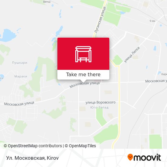 Ул. Московская map
