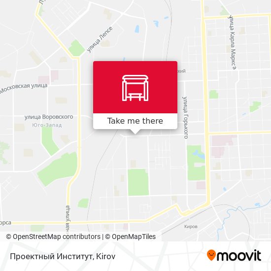 Проектный Институт map