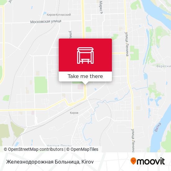 Железнодорожная Больница map