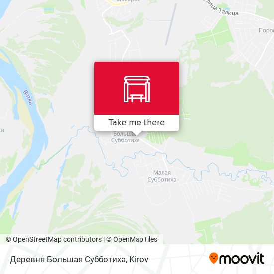 Деревня Большая Субботиха map