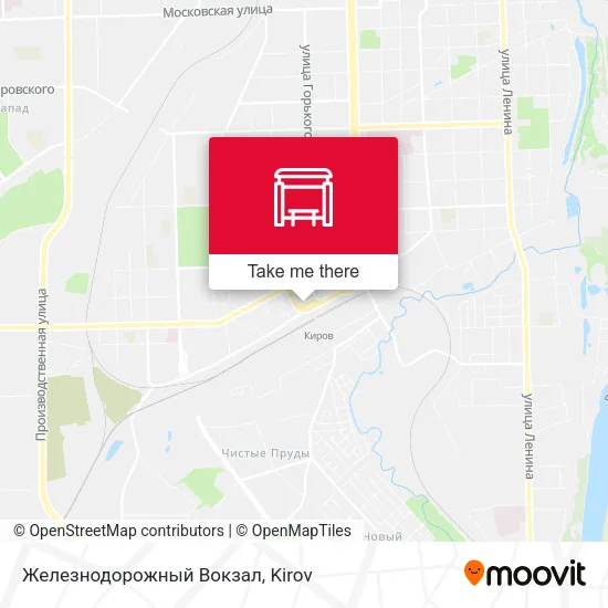 Железнодорожный Вокзал map