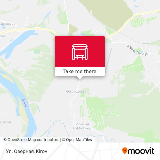 Ул. Озерная map