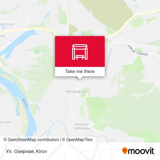 Ул. Озерная map