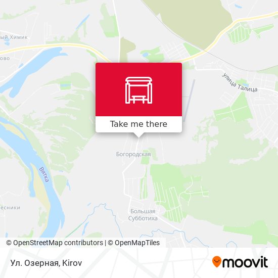 Ул. Озерная map