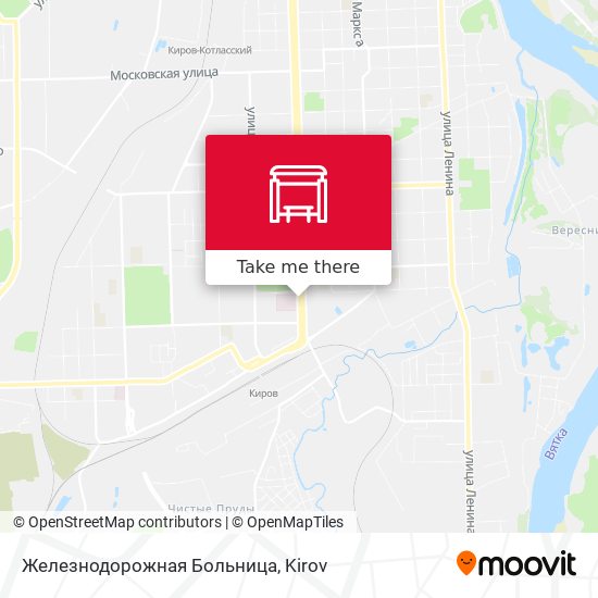 Железнодорожная Больница map