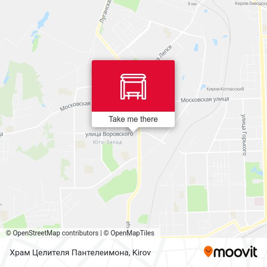 Храм Целителя Пантелеимона map