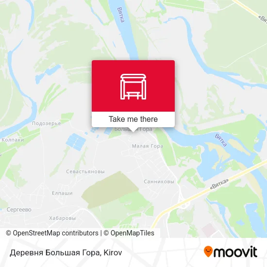 Деревня Большая Гора map