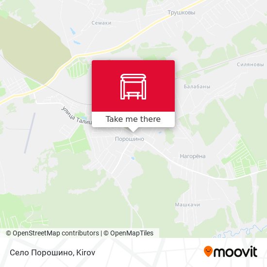 Село Порошино map
