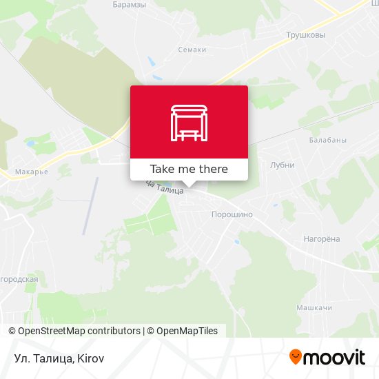 Ул. Талица map