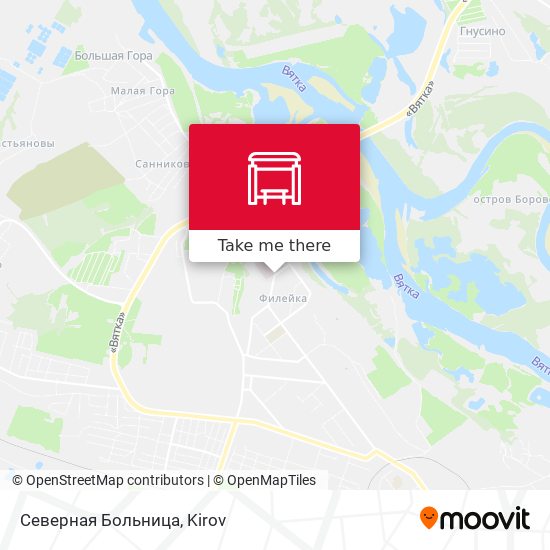 Северная Больница map