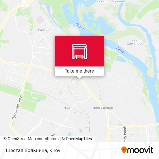 Шестая Больница map