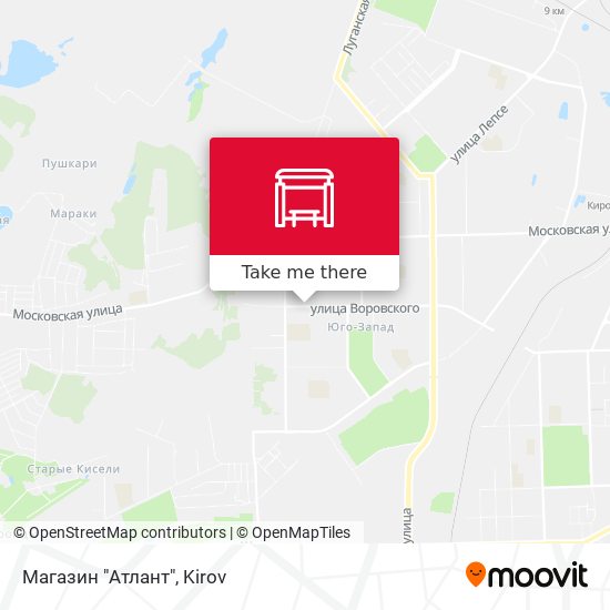 Магазин "Атлант" map